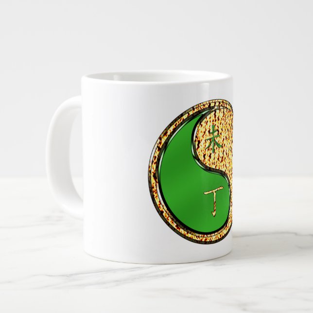 Taza De Café Gigante Cabra de Fuego (Izquierda)