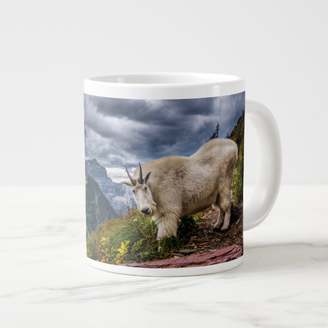 Taza De Café Gigante Cabra de Montaña Rocosa (Derecha)