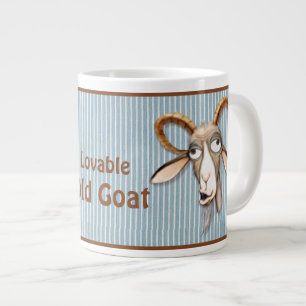 Taza De Café Gigante Cabra vieja adorable - Personalizar