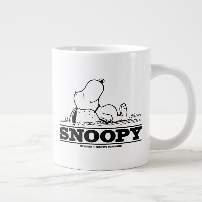 Taza De Café Gigante Cacahuetes | Descanso de Snoopy (Derecha)