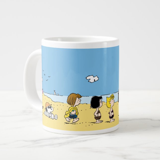 Taza De Café Gigante Cacahuetes | Día en la playa (Izquierda)