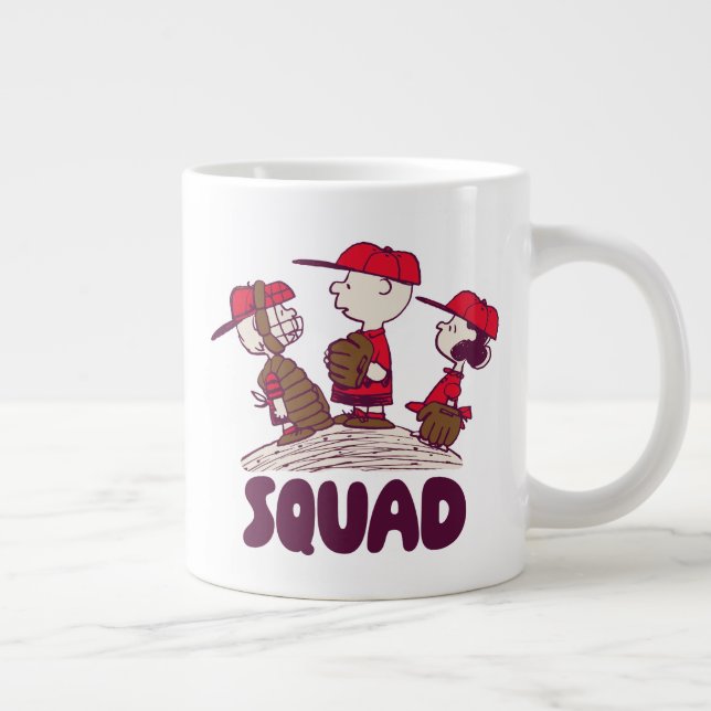 Taza De Café Gigante Cacahuetes | Escuadrón de béisbol (Derecha)
