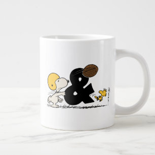 Taza De Café Gigante Cacahuetes   Fútbol Snoopy & Woodstock