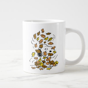Taza De Café Gigante Cacahuetes   Nilo de hojas insonorizadas