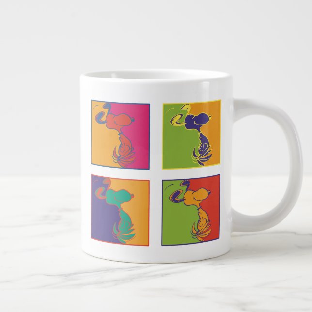 Taza De Café Gigante Cacahuetes | Noopia de arte pop moderno (Derecha)