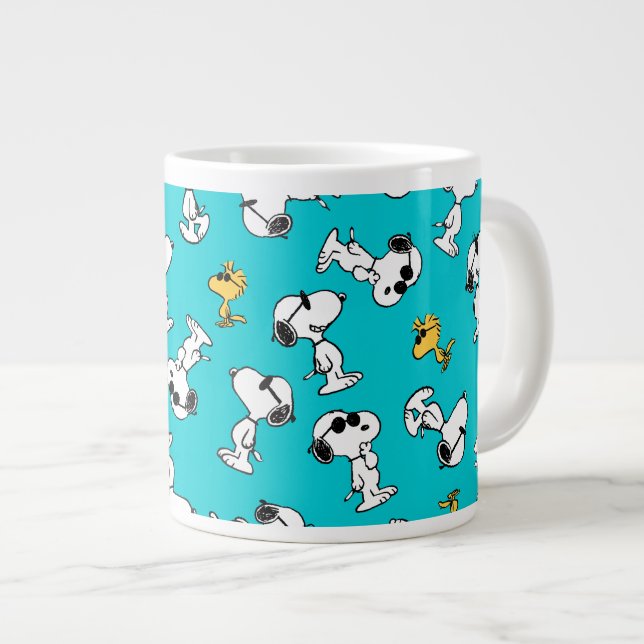 Taza De Café Gigante Cacahuetes | Patrón Snoopy & Gafas de sol (Derecha)