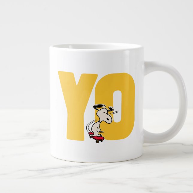 Taza De Café Gigante Cacahuetes | Snoopy YO Skateboard (Derecha)