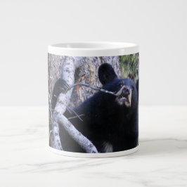 Taza De Café Gigante cachorro de oso negro
