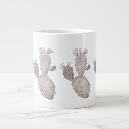Taza De Café Gigante Cactus Art