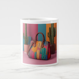Taza De Café Gigante Cactus-Based Vegan Leather Supple Texture