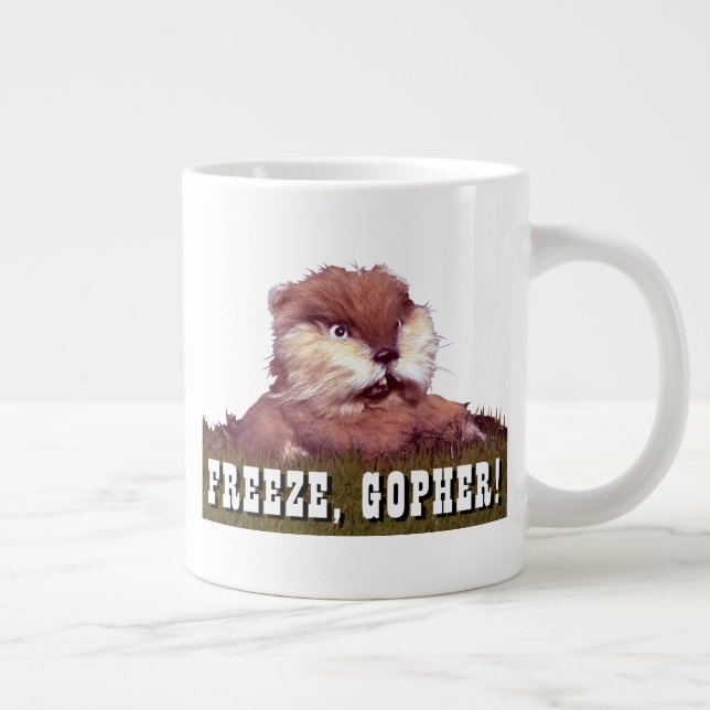Taza De Café Gigante Caddyshack | ¡Congelación, Gopher! (Derecha)