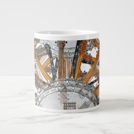 TAZA DE CAFÉ GIGANTE CADENAS DE GUITARRA AL SOL