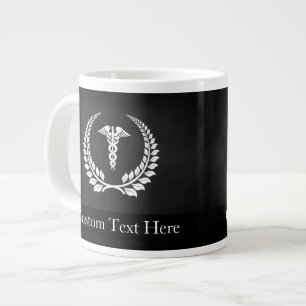 Taza De Café Gigante Caduceus Laurel