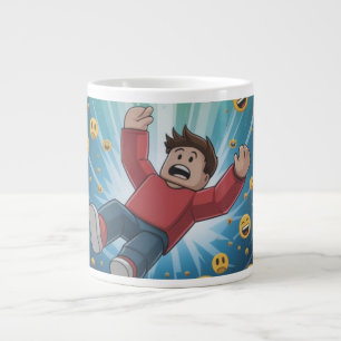 Taza De Café Gigante Caer en burbuja