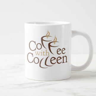 Taza De Café Gigante Café con Colleen Mug con Motif