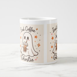 Taza De Café Gigante Café con Hielo Fantasmita - Halloween Lindo