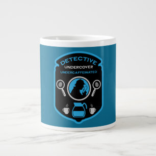 Taza De Café Gigante Café con tema de detective