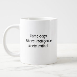 Taza De Café Gigante Café de perro de ganado bovino Mug