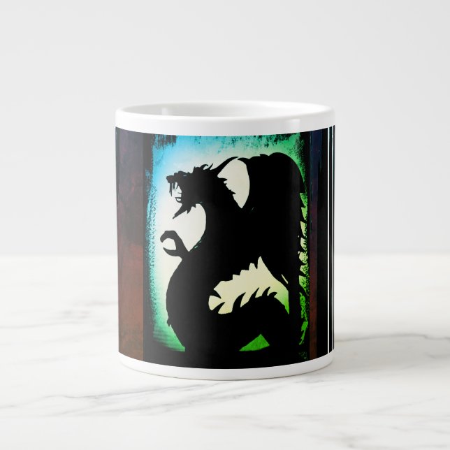 Taza De Café Gigante Café Dragon Mug (Frente)