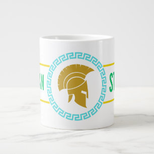 Taza De Café Gigante Café espartano fuerte con camiseta