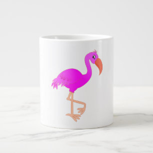 Taza De Café Gigante Café Flamingo Rosa Mug