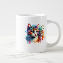Taza De Café Gigante Café "gatos"/Tea Mug