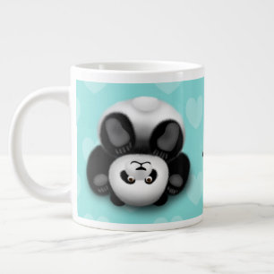 Taza De Café Gigante Café gigante panda en marcha