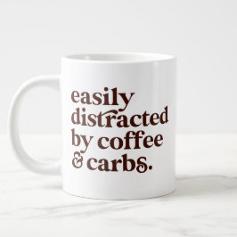 Taza De Café Gigante Café moderno con carbohidratos para amantes de los