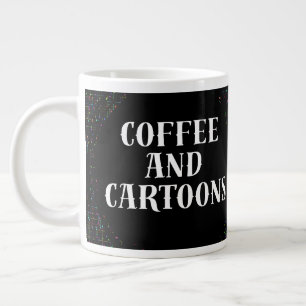 Taza De Café Gigante Café y Dibujos Animados