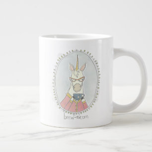 Taza De Café Gigante Caffeinato  Brew Unicorn
