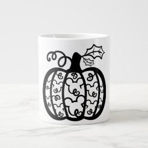 Taza De Café Gigante Caída de calabaza
