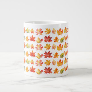 Taza De Café Gigante Caída de las hojas de otoño