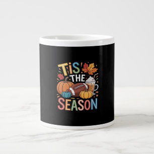 Taza De Café Gigante Caída Fútbol Otoño Café Lover