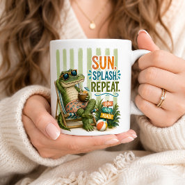 Taza De Café Gigante Caimán