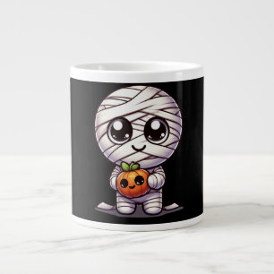 Taza De Café Gigante Calabaza/momia de Halloween