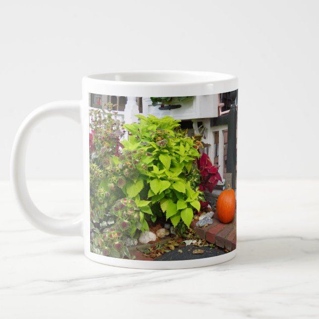 Taza De Café Gigante Calabaza y Coleus - Viñedo de Martha (Izquierda)