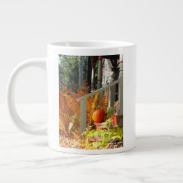 Taza De Café Gigante Calabaza y helechos - Viñedo de Martha