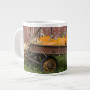 Taza De Café Gigante Calabazas en viejo vagón