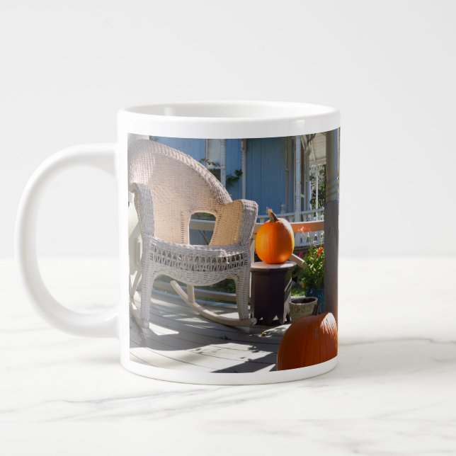 Taza De Café Gigante Calabazas y rockero de mimbre - Viñedo de Martha (Izquierda)