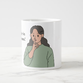 Taza De Café Gigante calambres y hermanos, regalos de hermanos, jarra d