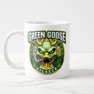 Taza De Café Gigante Calavera de ganso verde Vilseck