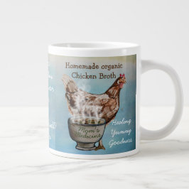 Taza De Café Gigante caldo de pollo