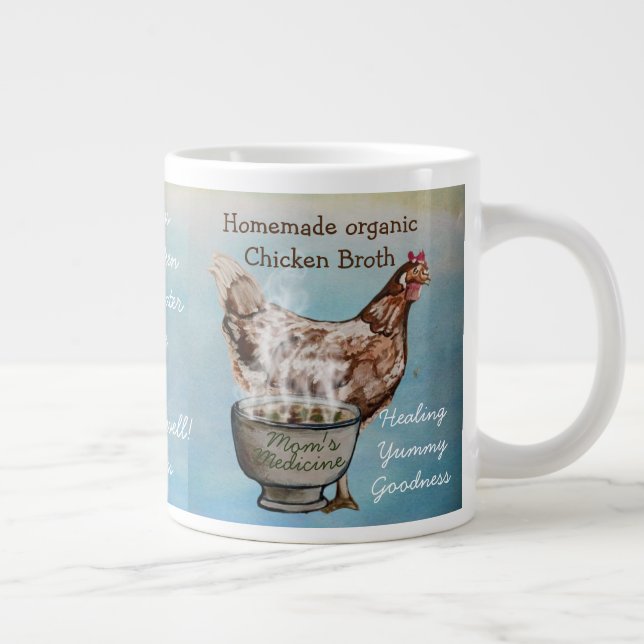 Taza De Café Gigante caldo de pollo (Derecha)