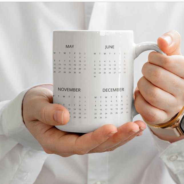 Taza De Café Gigante Calendario elegante del personalizado Pastel Mint  (Subido por el creador)