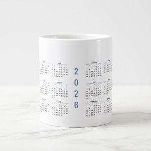 Taza De Café Gigante Calendario mensual 2026