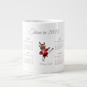 Taza De Café Gigante Calendario personalizado 2025