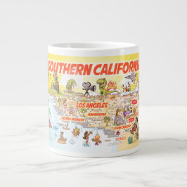 Taza De Café Gigante California Beach Life