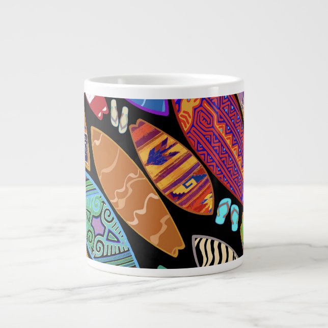 Taza De Café Gigante California Coast Surfboards  (Frente)