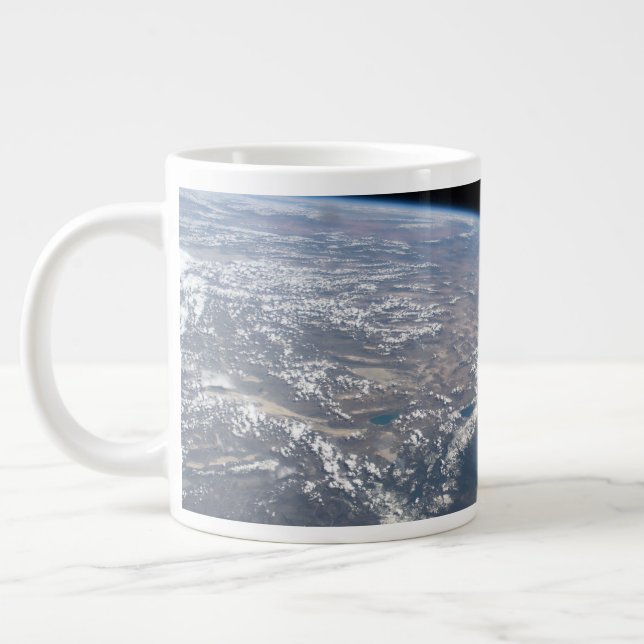Taza De Café Gigante California Y Nevada Como Se Ve Desde El Espacio. (Izquierda)