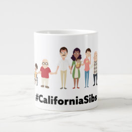 Taza De Café Gigante #californiasibs jumbo mug